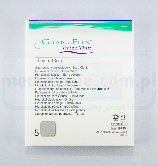 Гідроколоїдна пов'язка Granuflex Extra Thin 10*10см 1шт